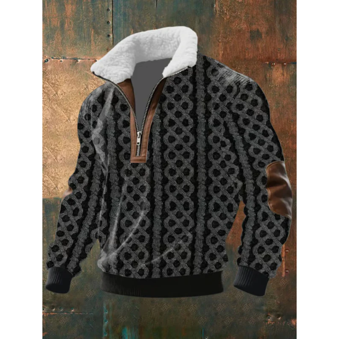 Ferlan | Comfortabele Half-Zip Trui Voor Heren
