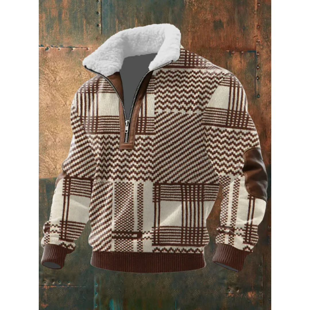 Ferlan | Comfortabele Half-Zip Trui Voor Heren