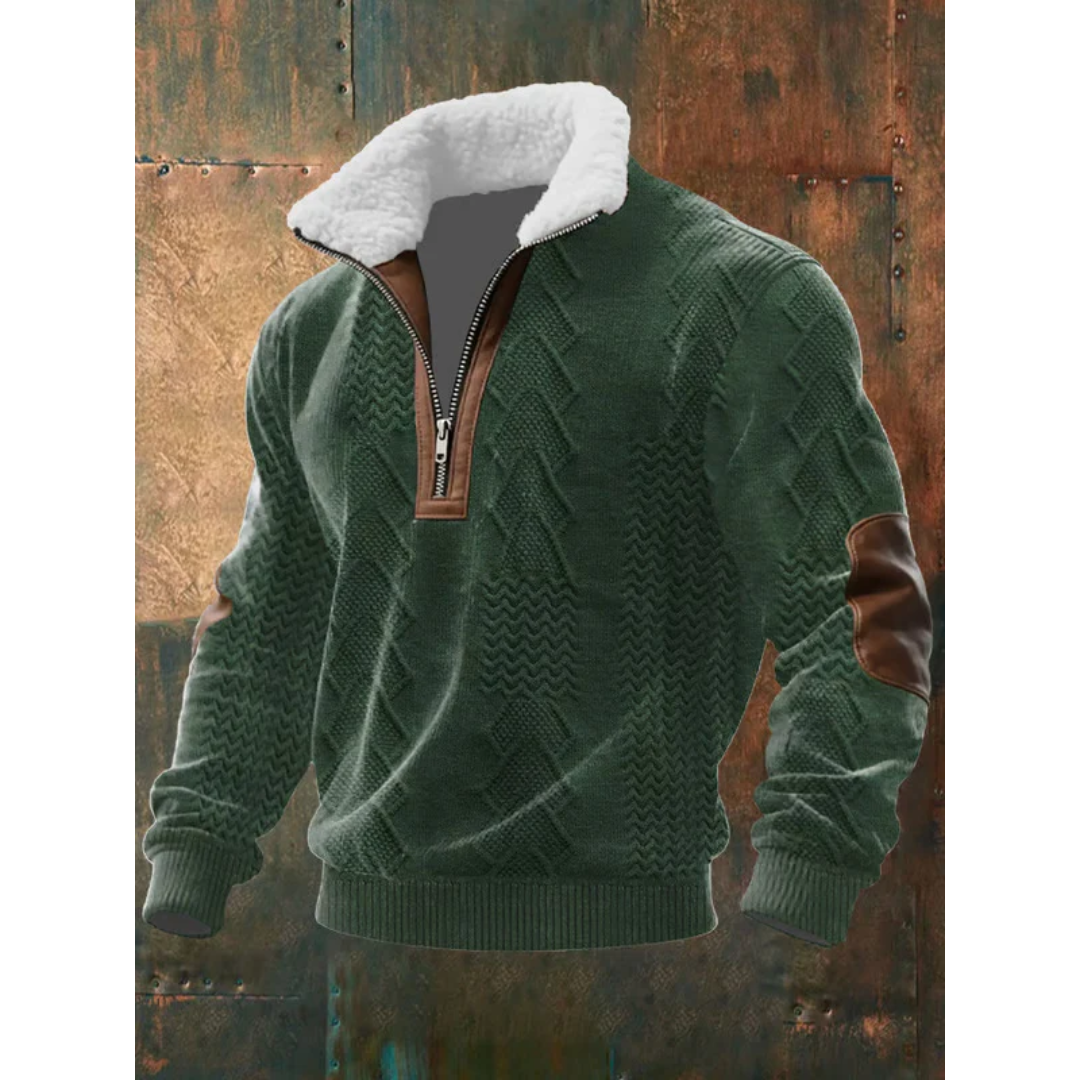 Ferlan | Comfortabele Half-Zip Trui Voor Heren