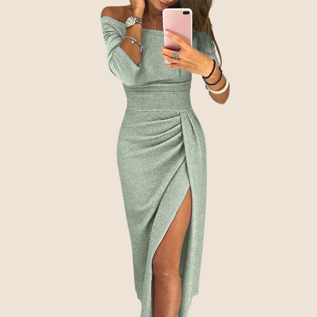 Jasmynte | Elegante Off-Shoulder Jurk