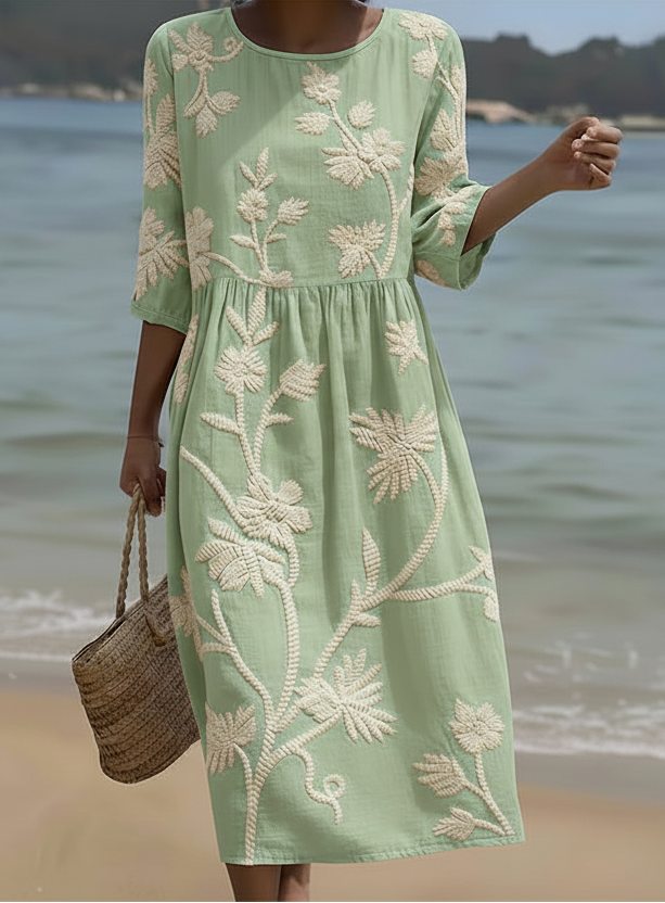 Nathalia | Elegante bloemenjurk