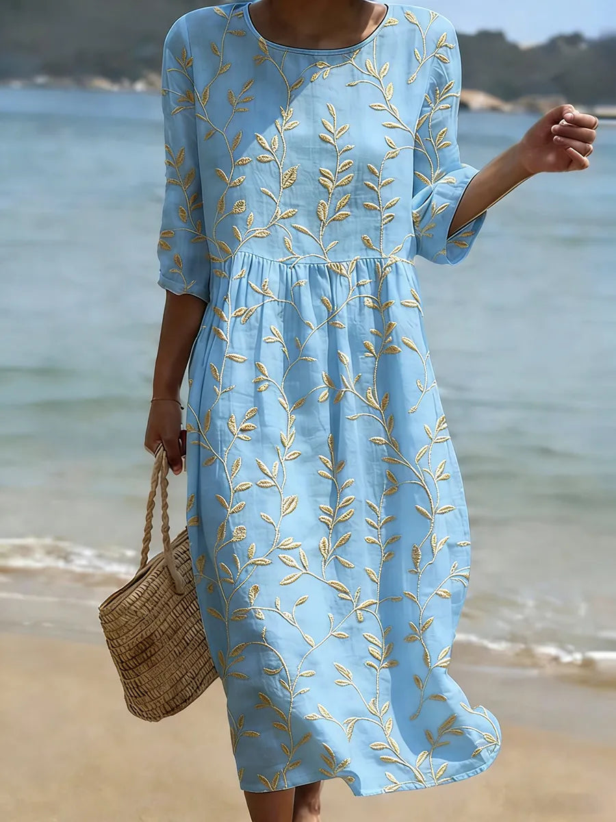 Jeanie | Elegante bloemenjurk