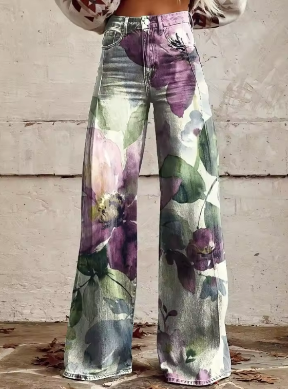 Alyssa - Boho Retro Chic Broeken
