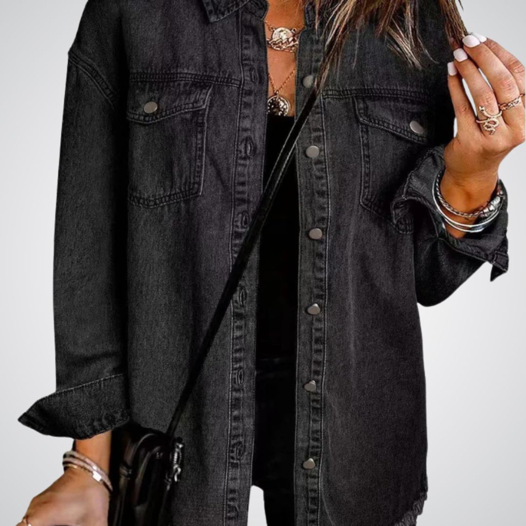 Vieanne | Casual Overshirt met Moderne Uitstraling