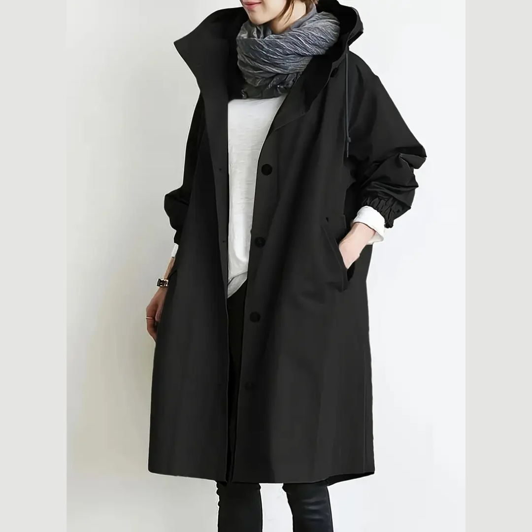 Marivelle | Lange Jas met Nonchalante Elegantie
