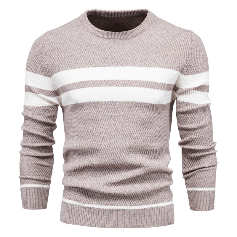 Tijmarek | Moderne Herentrui Met Streepdesign
