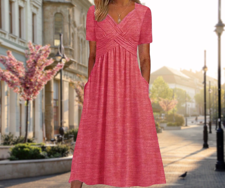 Judalyn | Elegante flatterende midijurk