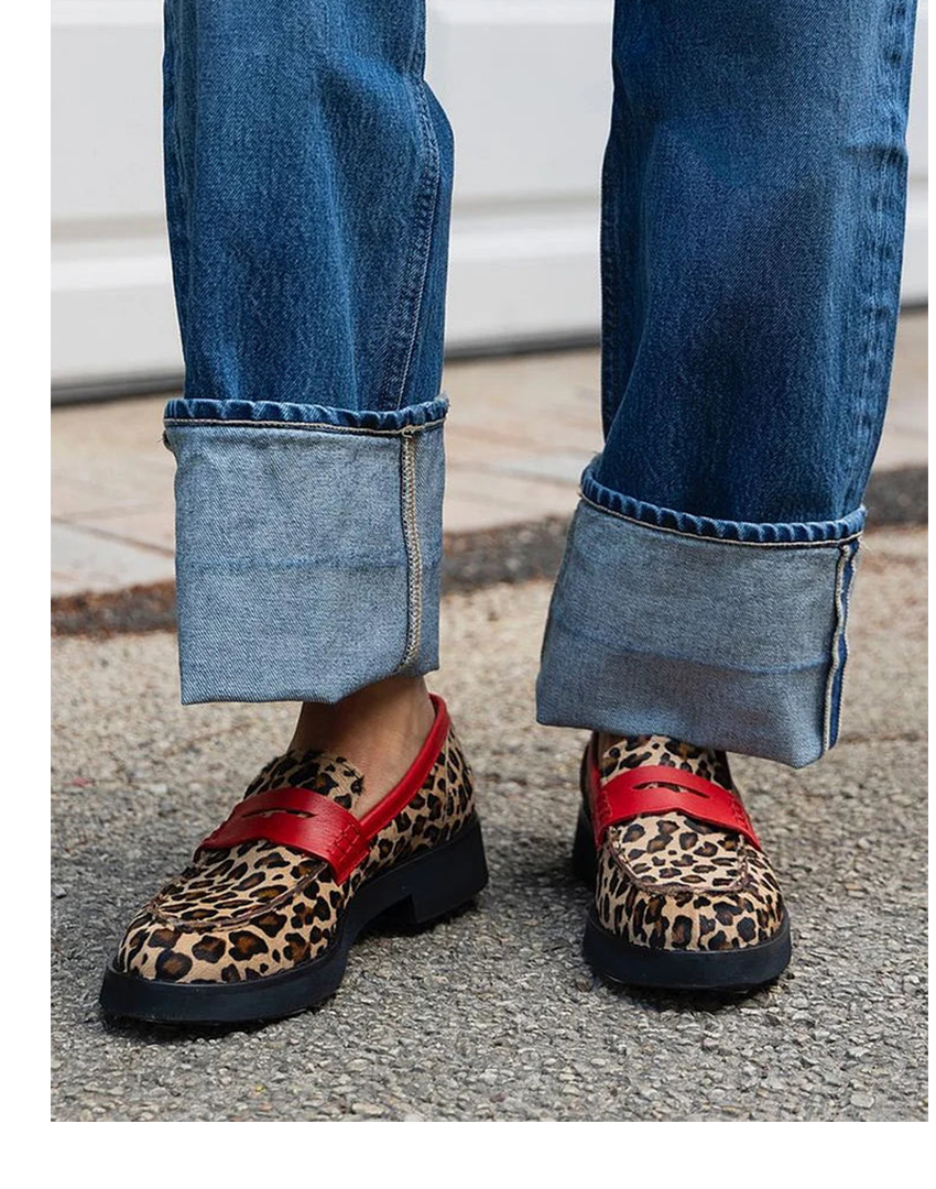Blair | Luipaard Loafers