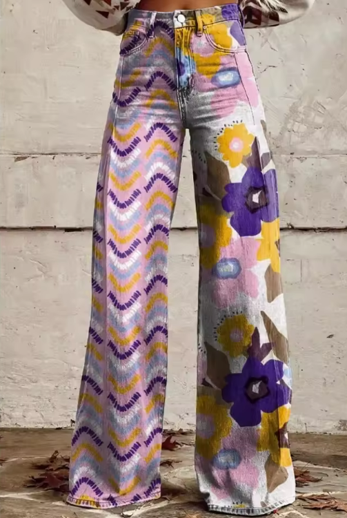 Phoebe - Boho Bloemen Broeken