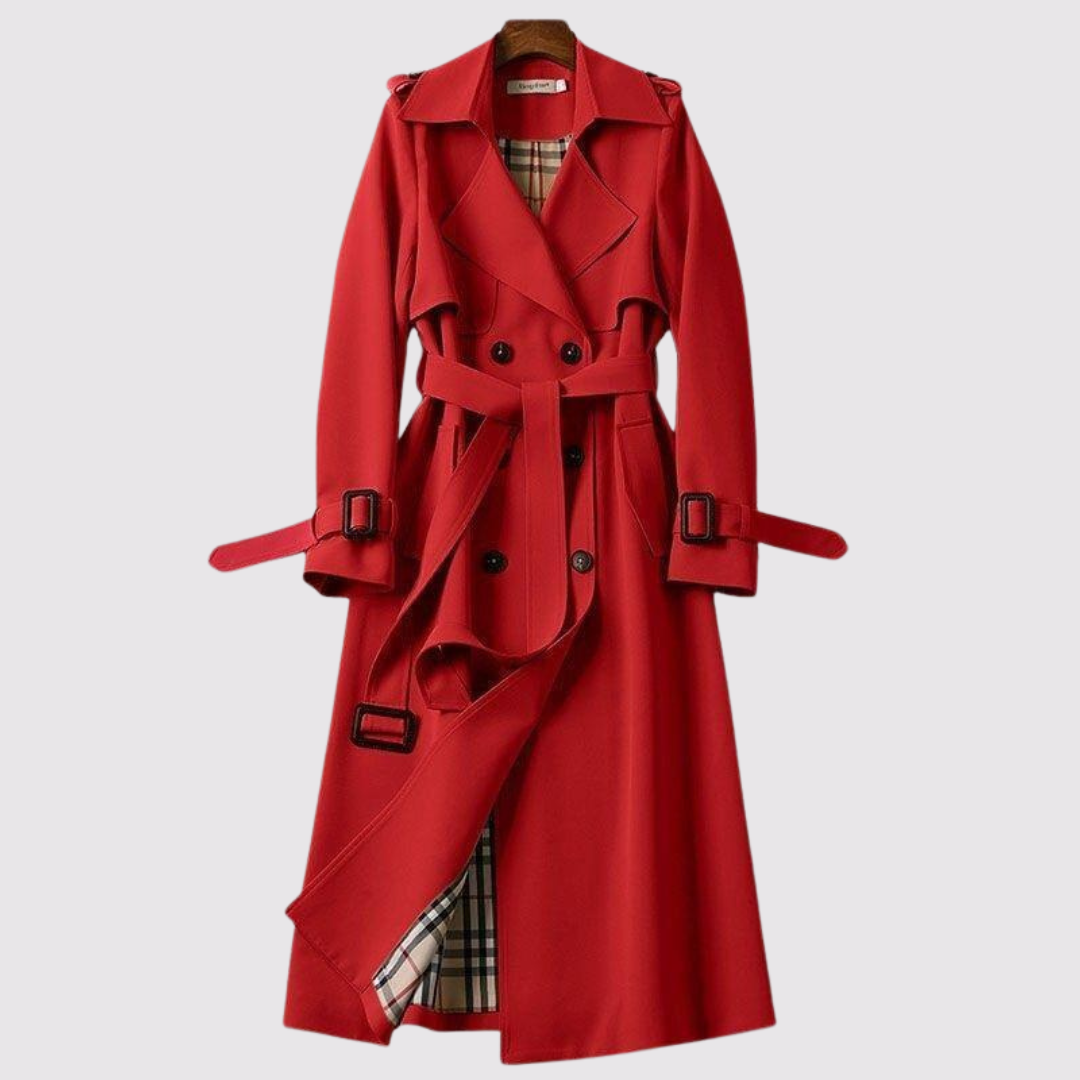 Liza | Elegante trenchcoat met tijdloos model en riem