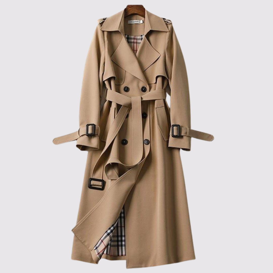 Liza | Elegante trenchcoat met tijdloos model en riem