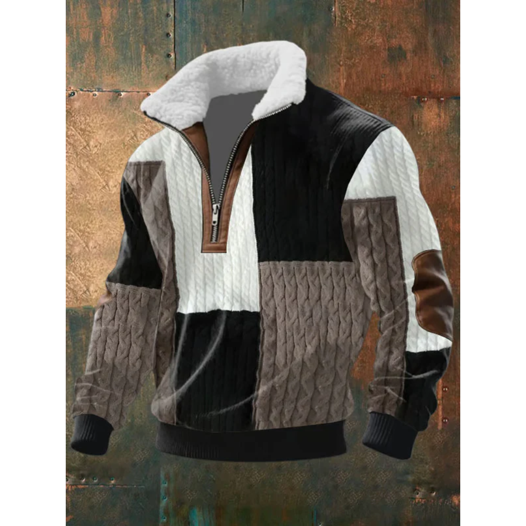 Ferlan | Comfortabele Half-Zip Trui Voor Heren