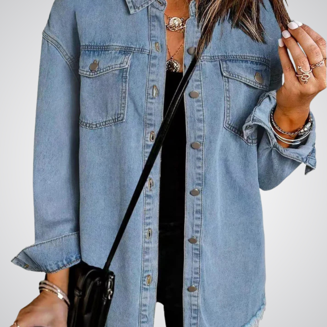 Vieanne | Casual Overshirt met Moderne Uitstraling