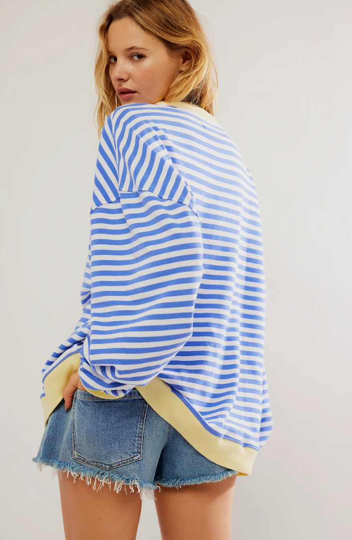 Fayvella | Gestreepte Oversize Trui
