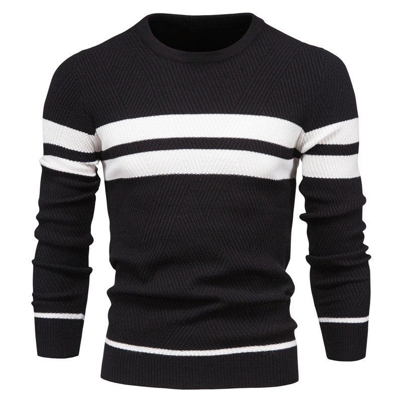 Tijmarek | Moderne Herentrui Met Streepdesign