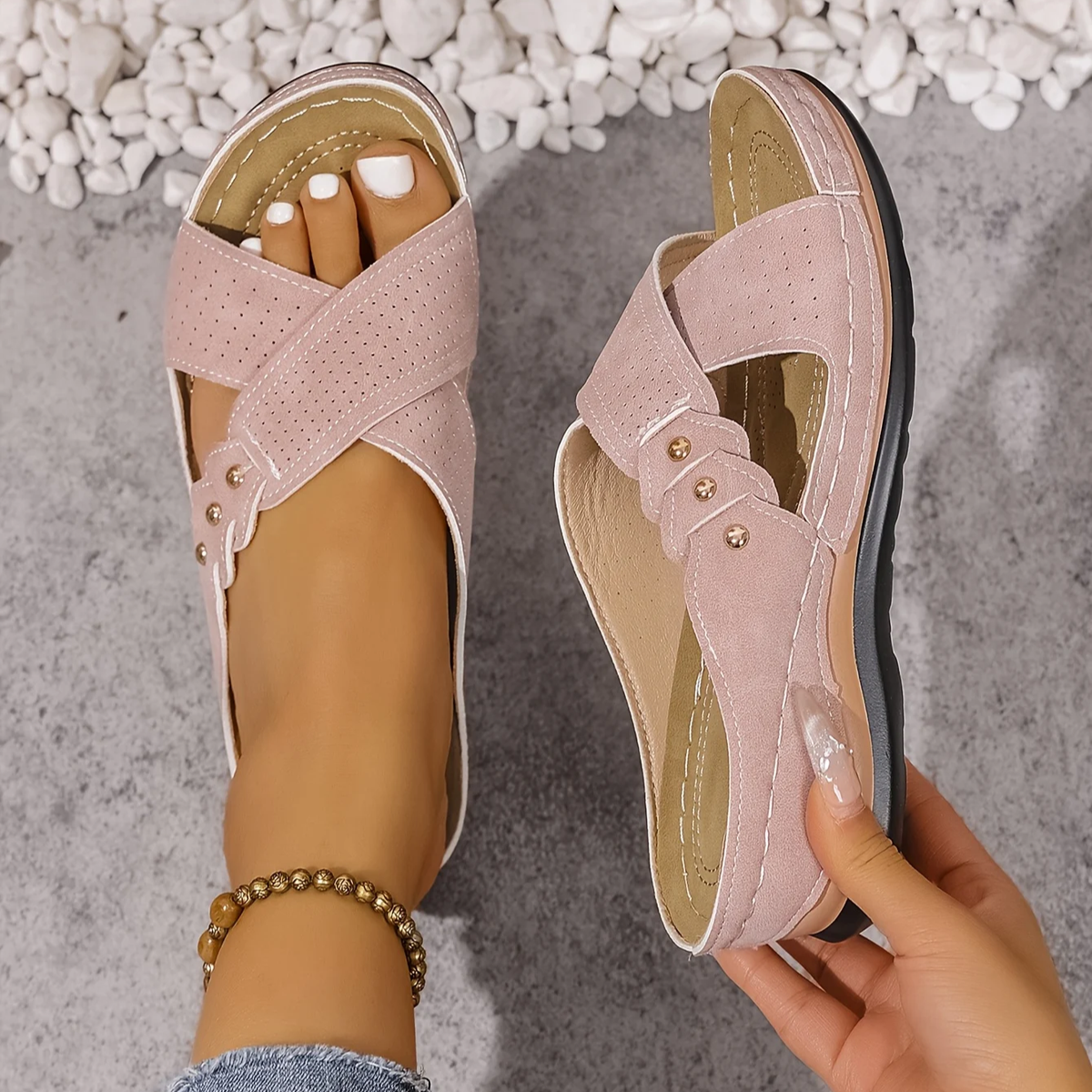Emilou | Orthopedische Wedge Sandalen