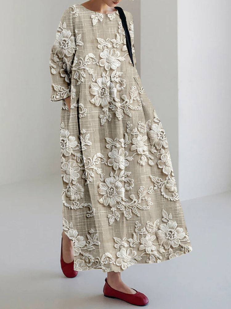 Sienna | Elegante maxi-jurk met print