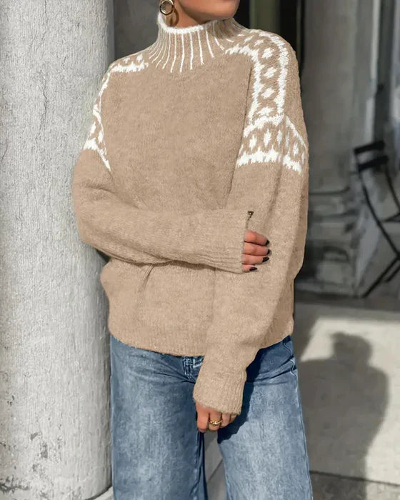 Mirthe | Warme Trui met Scandinavische Flair