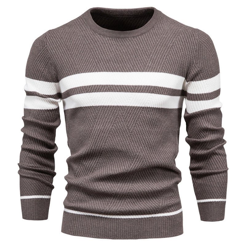 Tijmarek | Moderne Herentrui Met Streepdesign