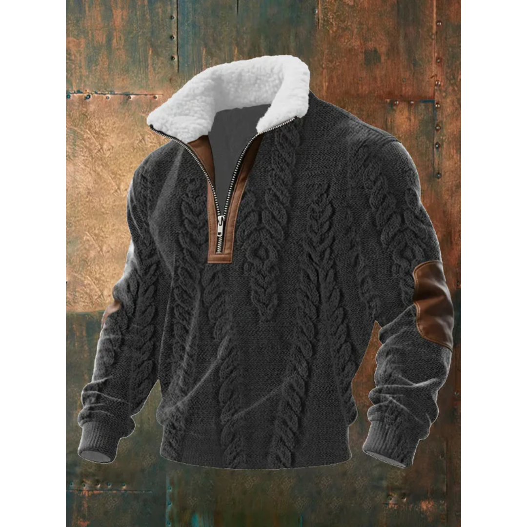 Ferlan | Comfortabele Half-Zip Trui Voor Heren
