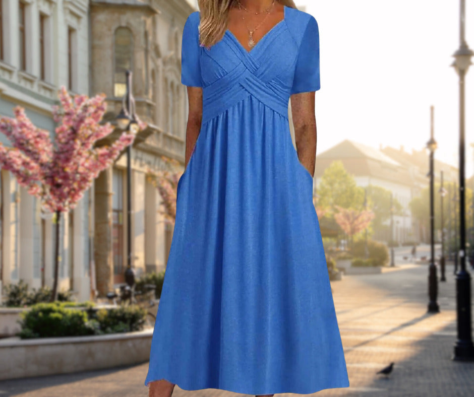 Judalyn | Elegante flatterende midijurk