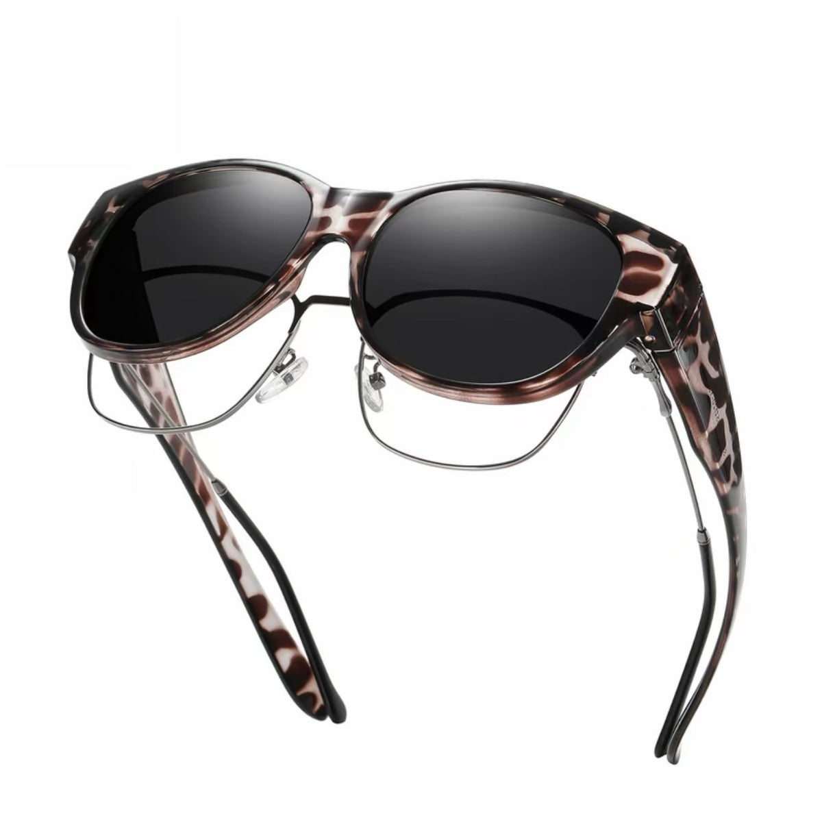 Dovrya - Zonnebril voor dames met cat eye gepolariseerd UV400, chique stijl