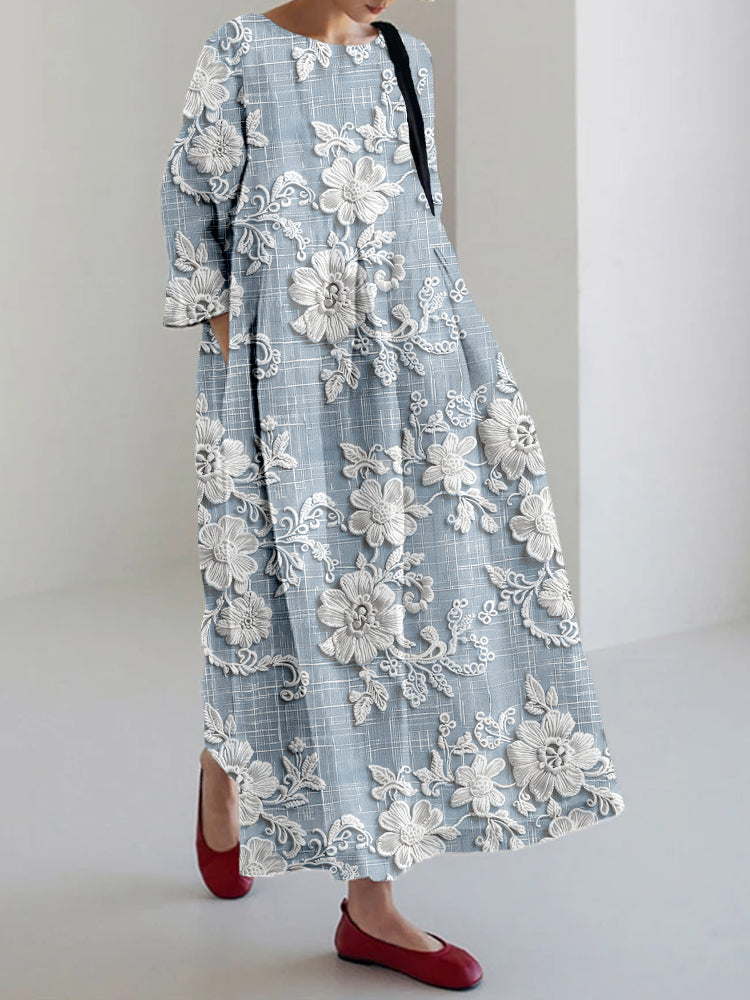 Sienna | Elegante maxi-jurk met print