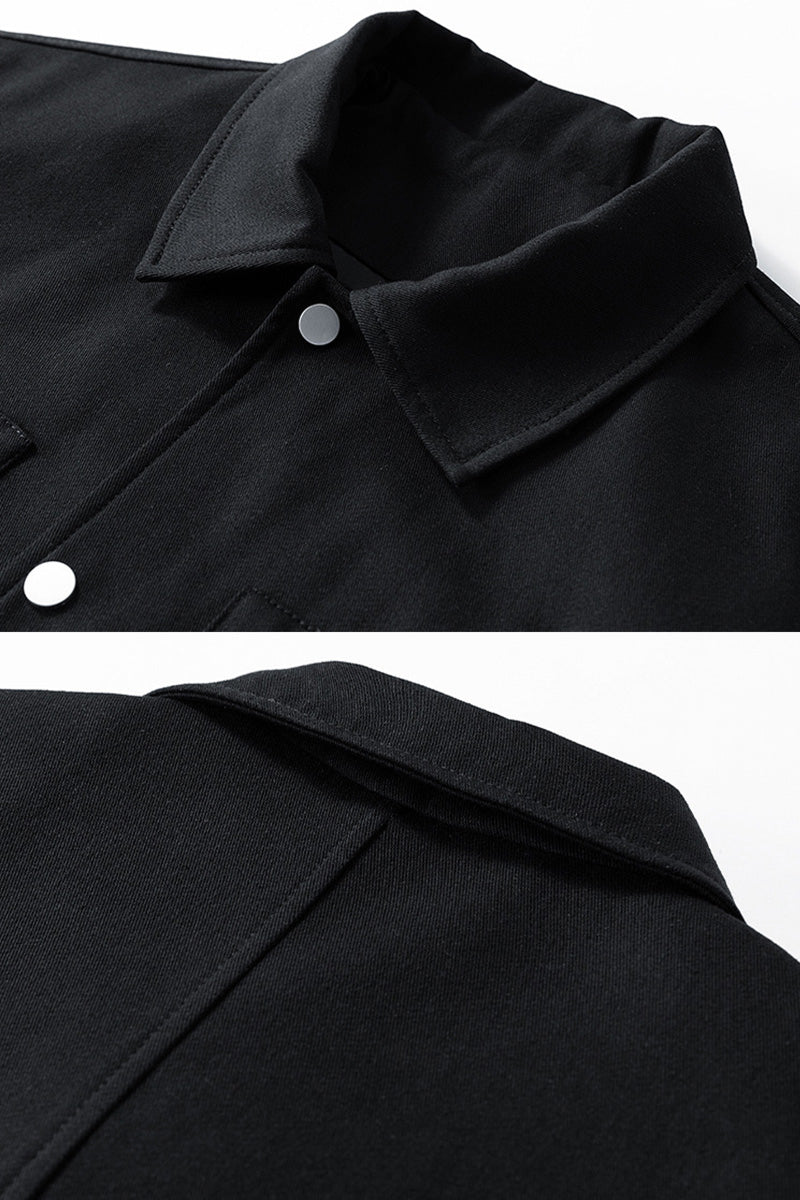 Andrew | Heren Oversized Jas met Knoopsluiting