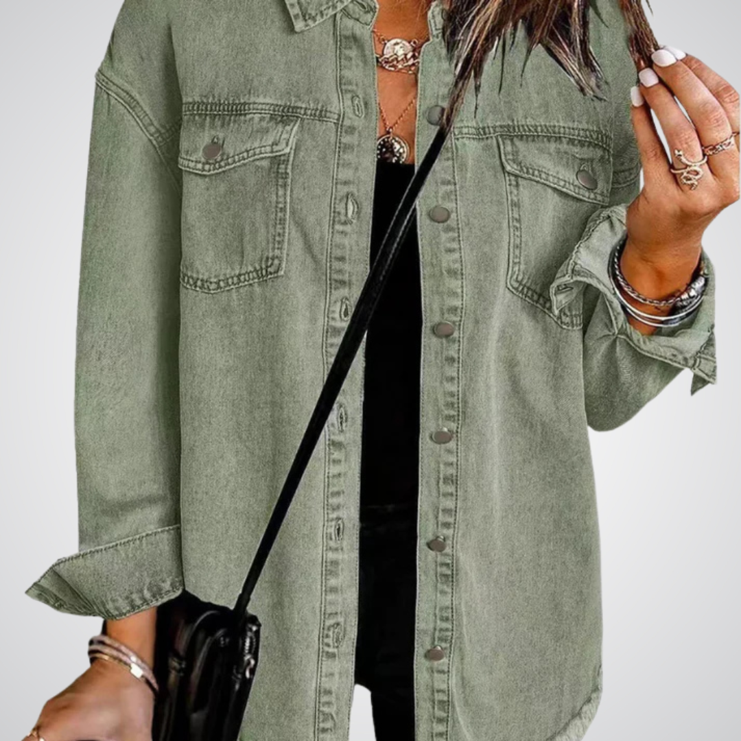 Vieanne | Casual Overshirt met Moderne Uitstraling