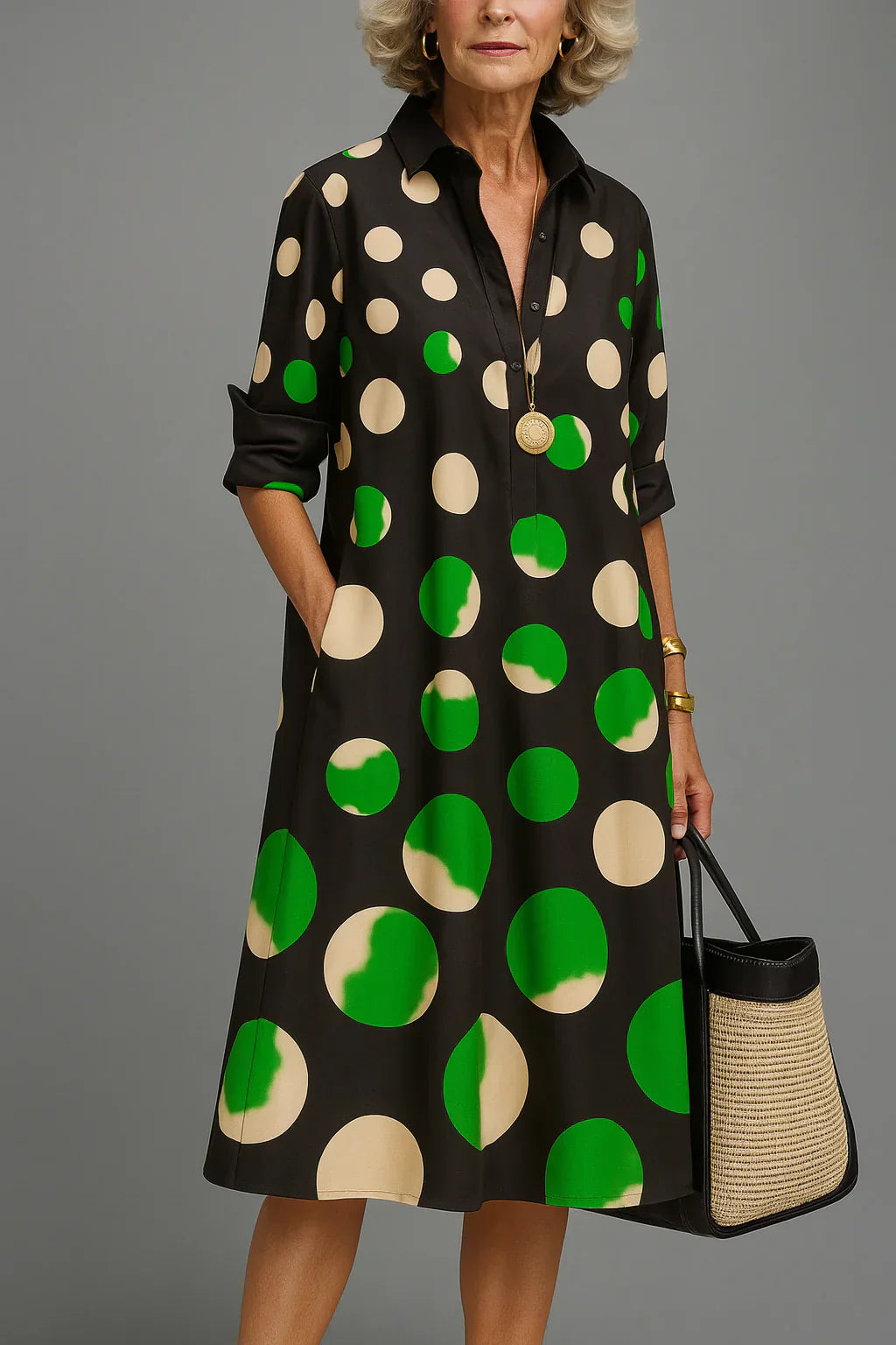 Vanessa | Elegante Midi Jurk