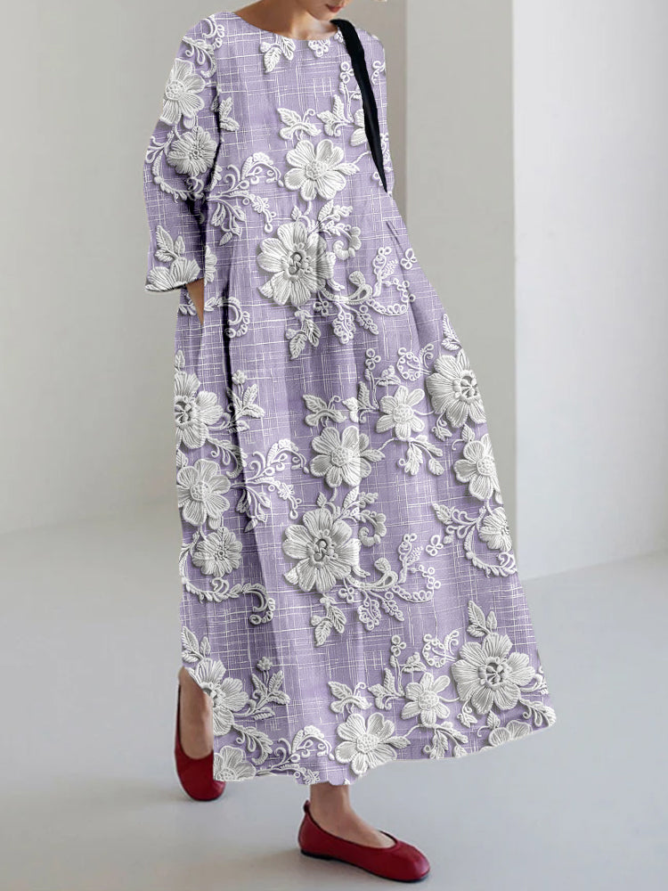 Sienna | Elegante maxi-jurk met print