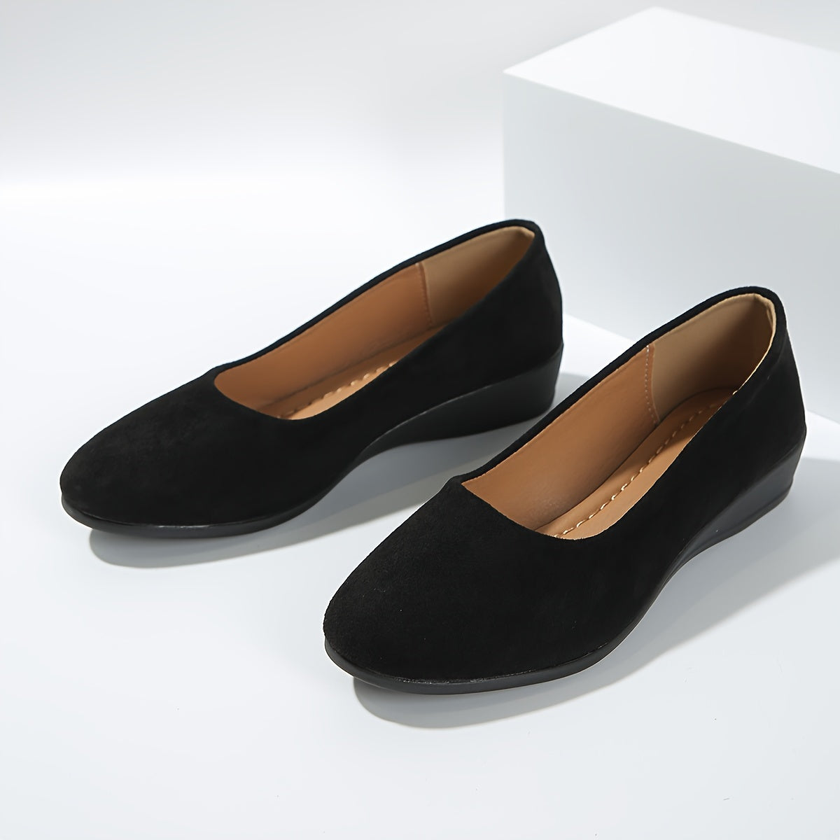 Éliane | Comfortabele ballerina’s met sleehak