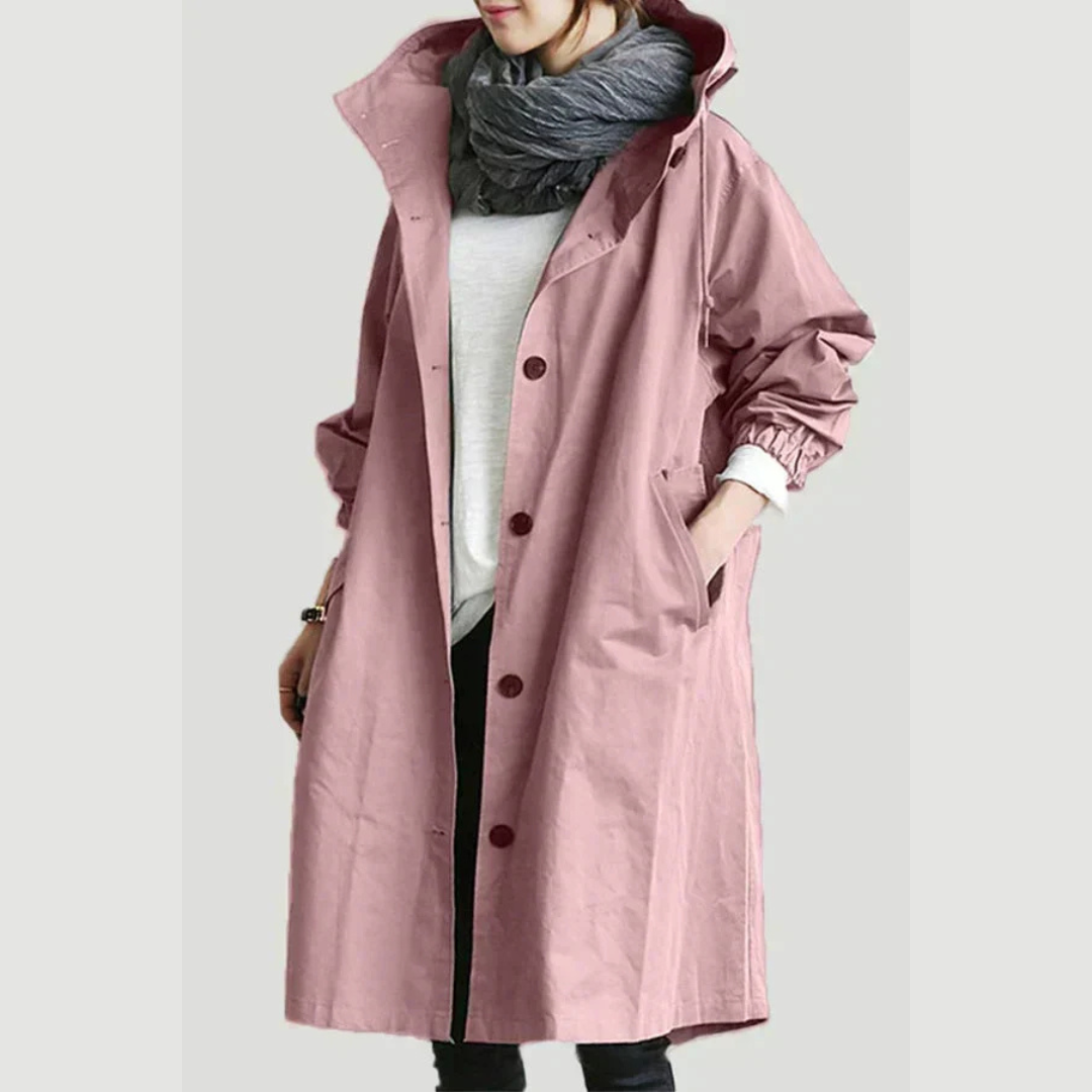 Marivelle | Lange Jas met Nonchalante Elegantie