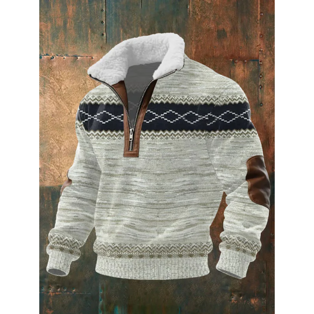 Ferlan | Comfortabele Half-Zip Trui Voor Heren