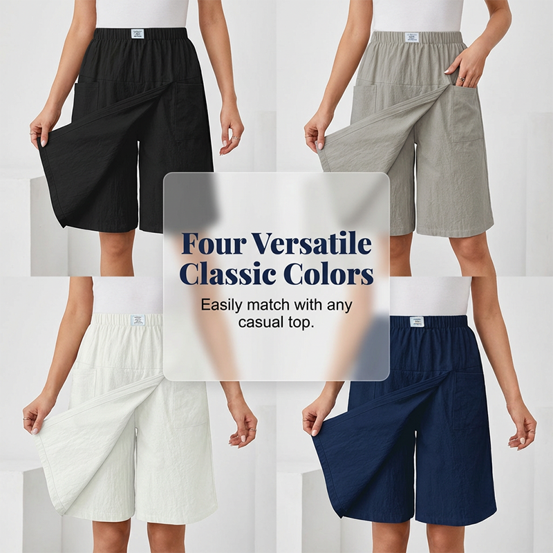 Mirevyn - Casual jurk voor vrouwen met elastische taille asymmetrische short rok