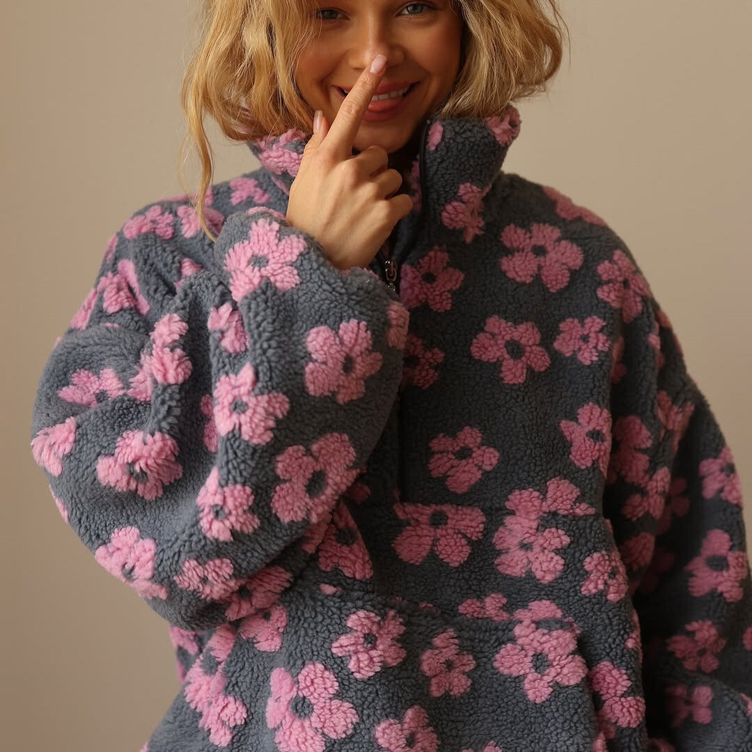 Suzan | Trui met bloemenprint