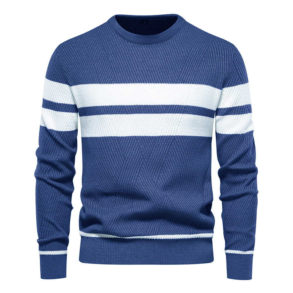 Tijmarek | Moderne Herentrui Met Streepdesign