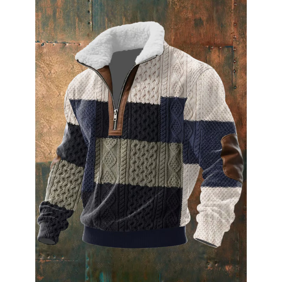 Ferlan | Comfortabele Half-Zip Trui Voor Heren