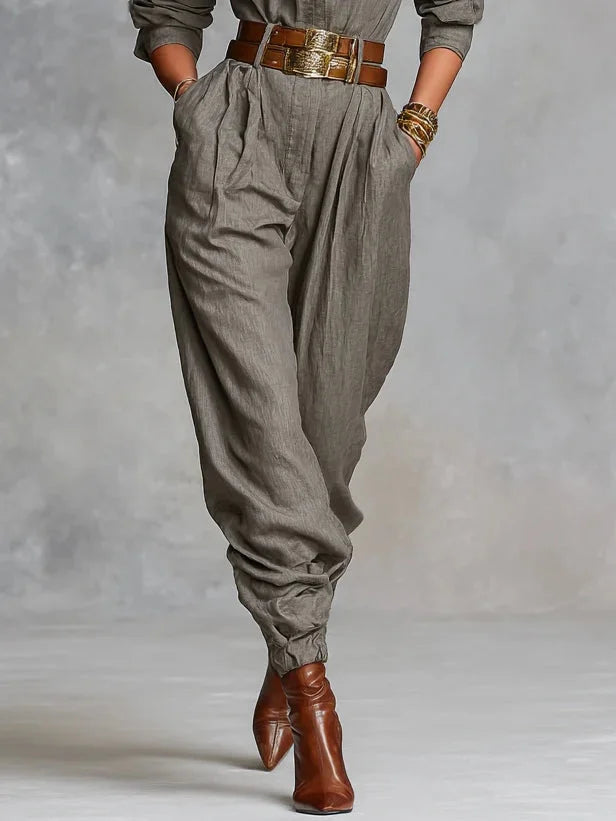Megan | Jumpsuit van gemengde stof