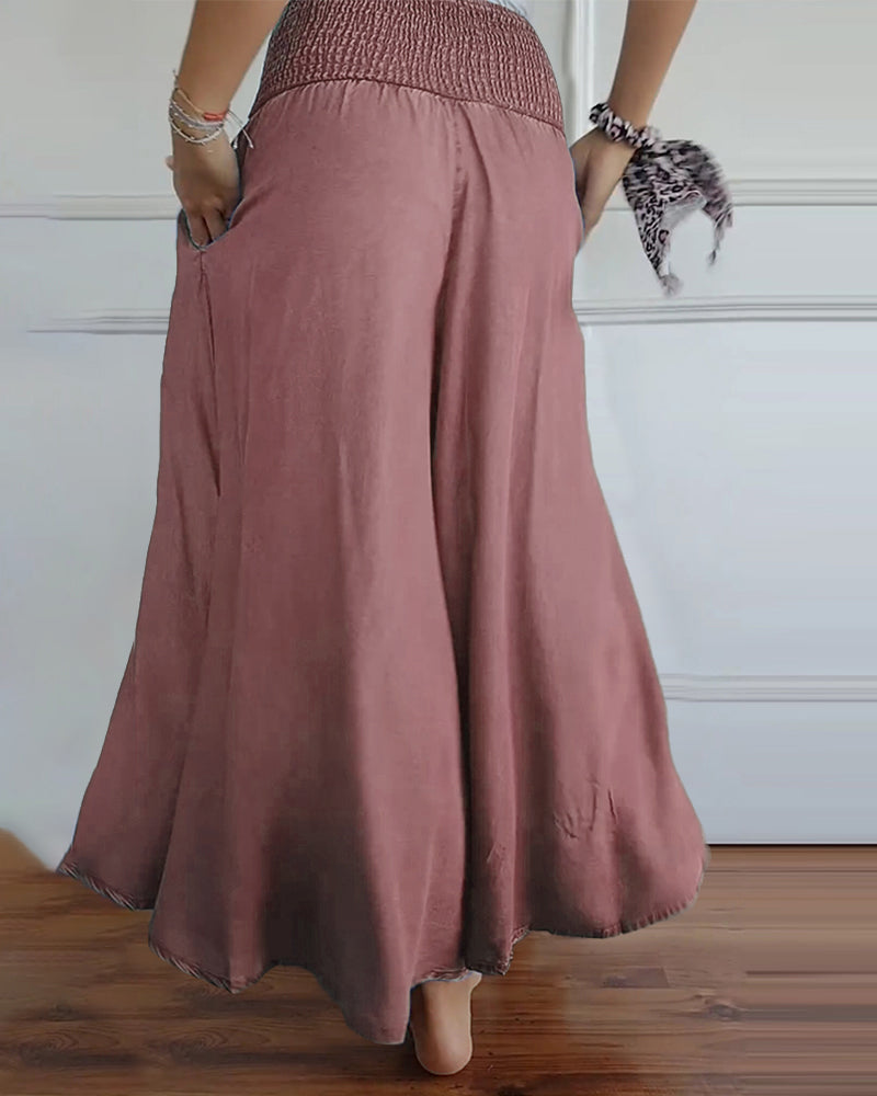 Reina - Comfortabele Wijde Broek