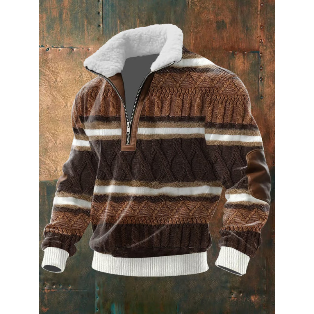 Ferlan | Comfortabele Half-Zip Trui Voor Heren