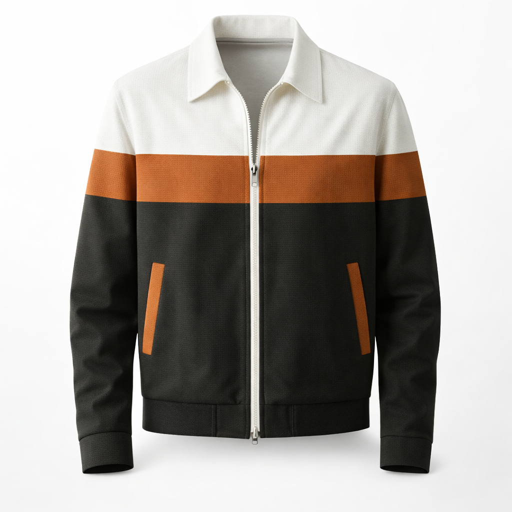 Joseph | Heren Colourblock Jas met Ritssluiting