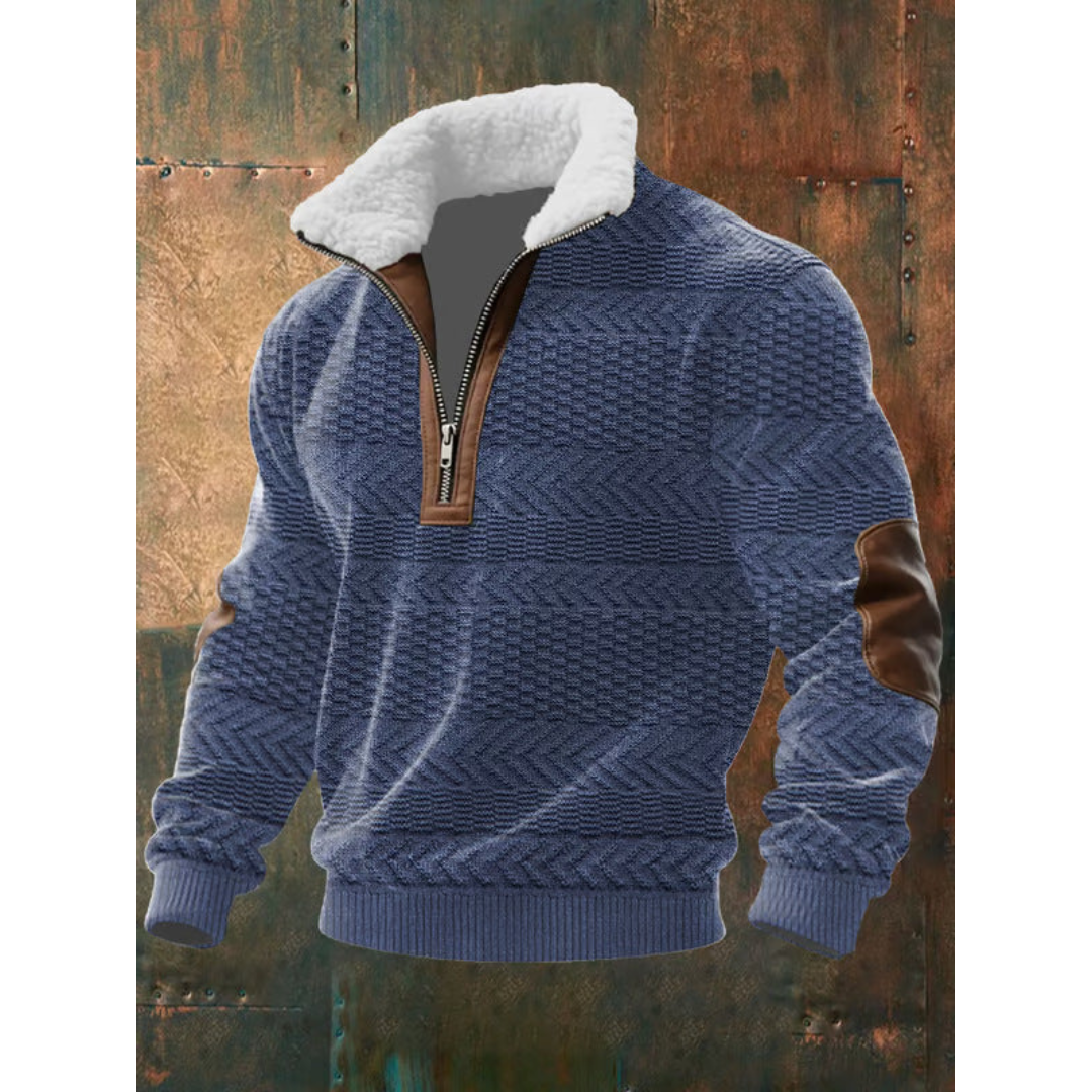 Ferlan | Comfortabele Half-Zip Trui Voor Heren