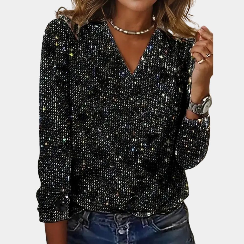Tabitha - Glitter top voor dames