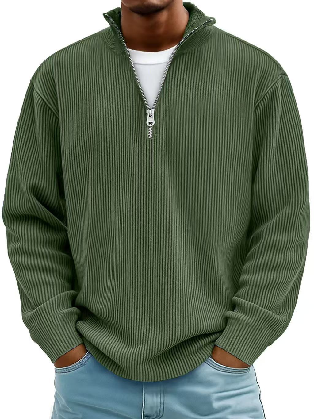 Vandrik | Comfortabele Zip-Up Top met Verfijnde Afwerking
