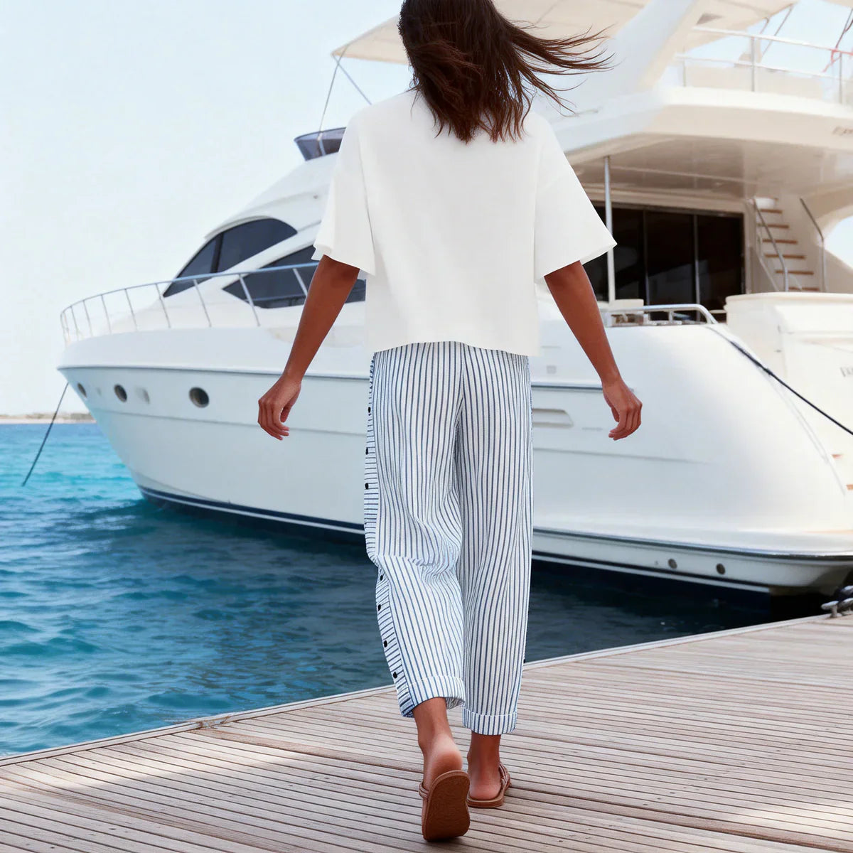 Dana – Broek met elastische tailleband