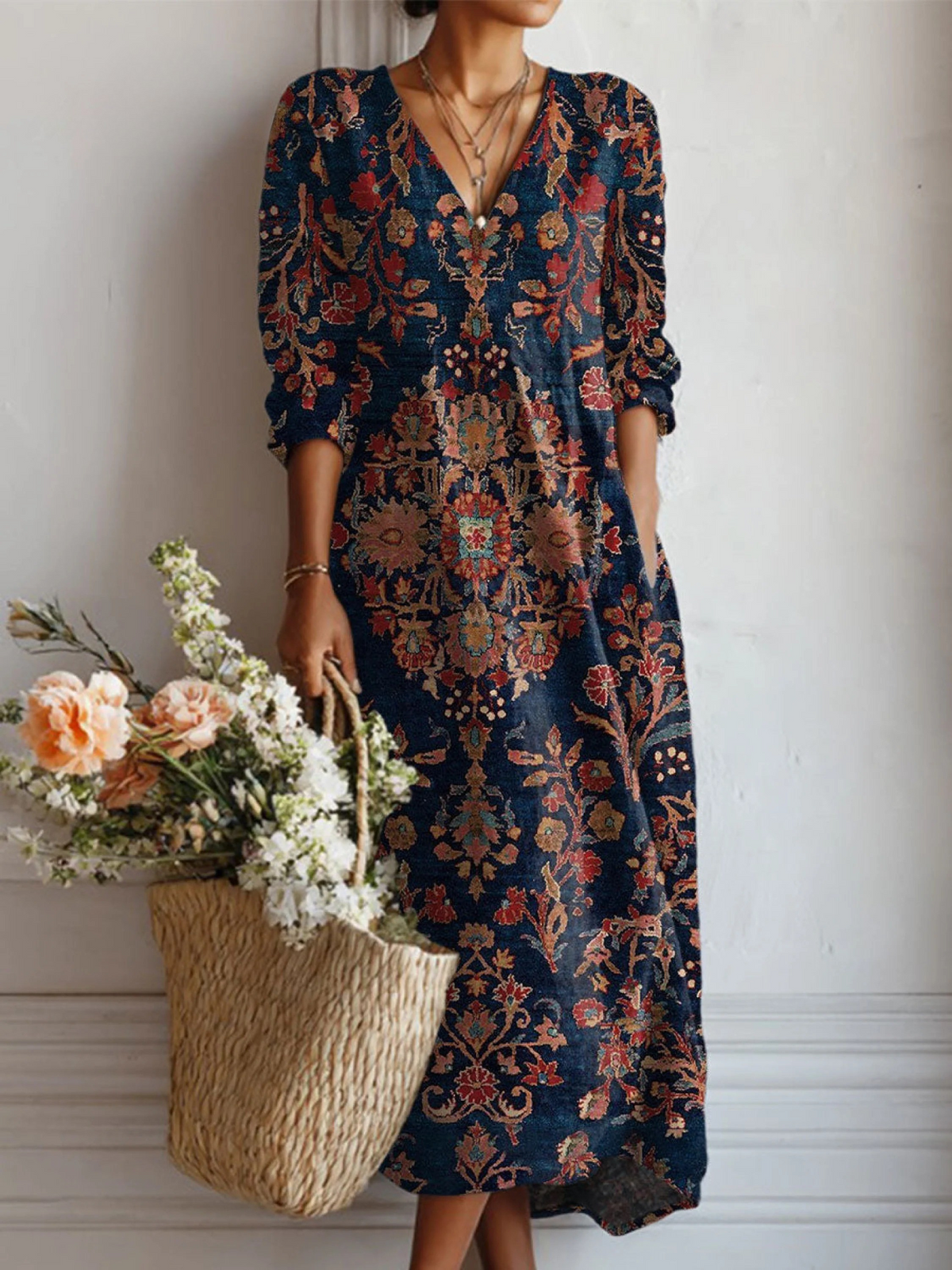 Suvelin | Elegante Vintage Tuniekjurk