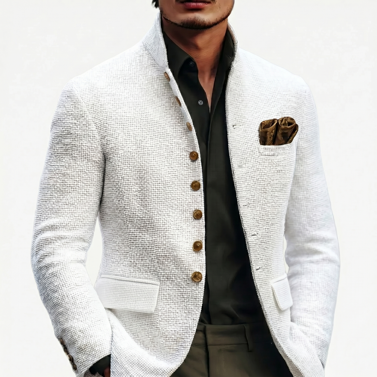 Matt | Klassieke blazer met enkele rij knopen