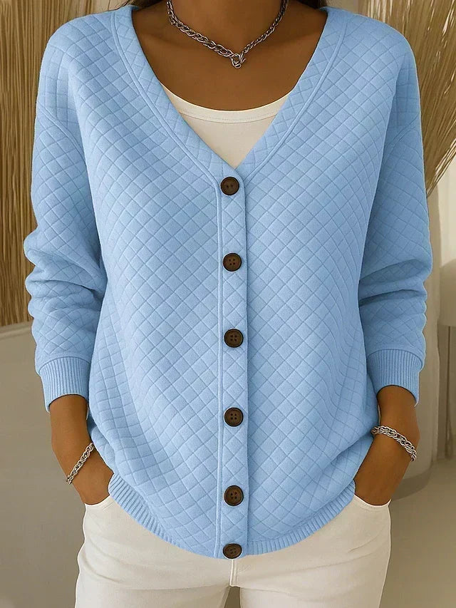 Patricia | Dames Gewatteerd Vest met Knoopsluiting