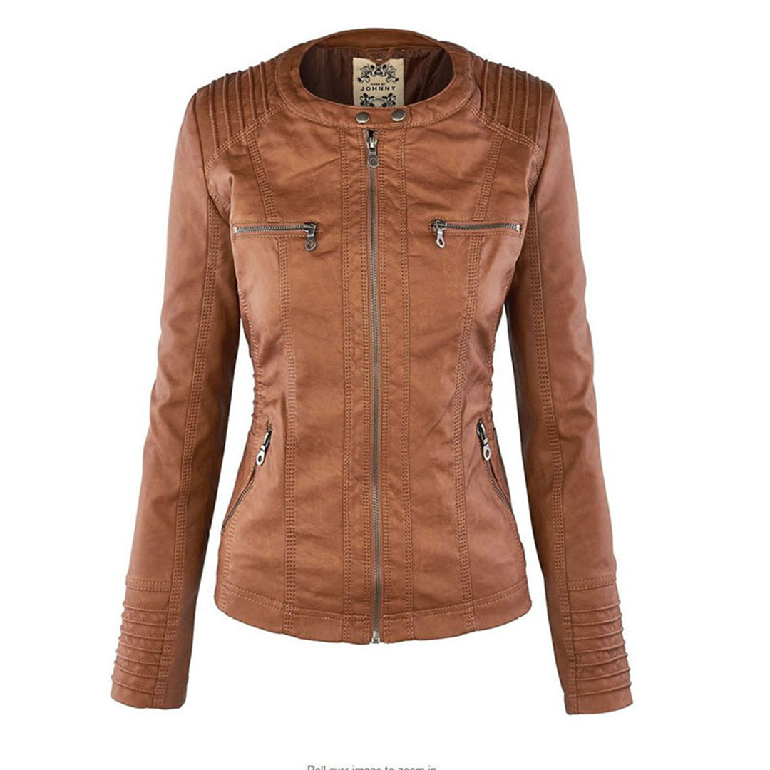 Astrid | Stoer en stijlvol leren jack